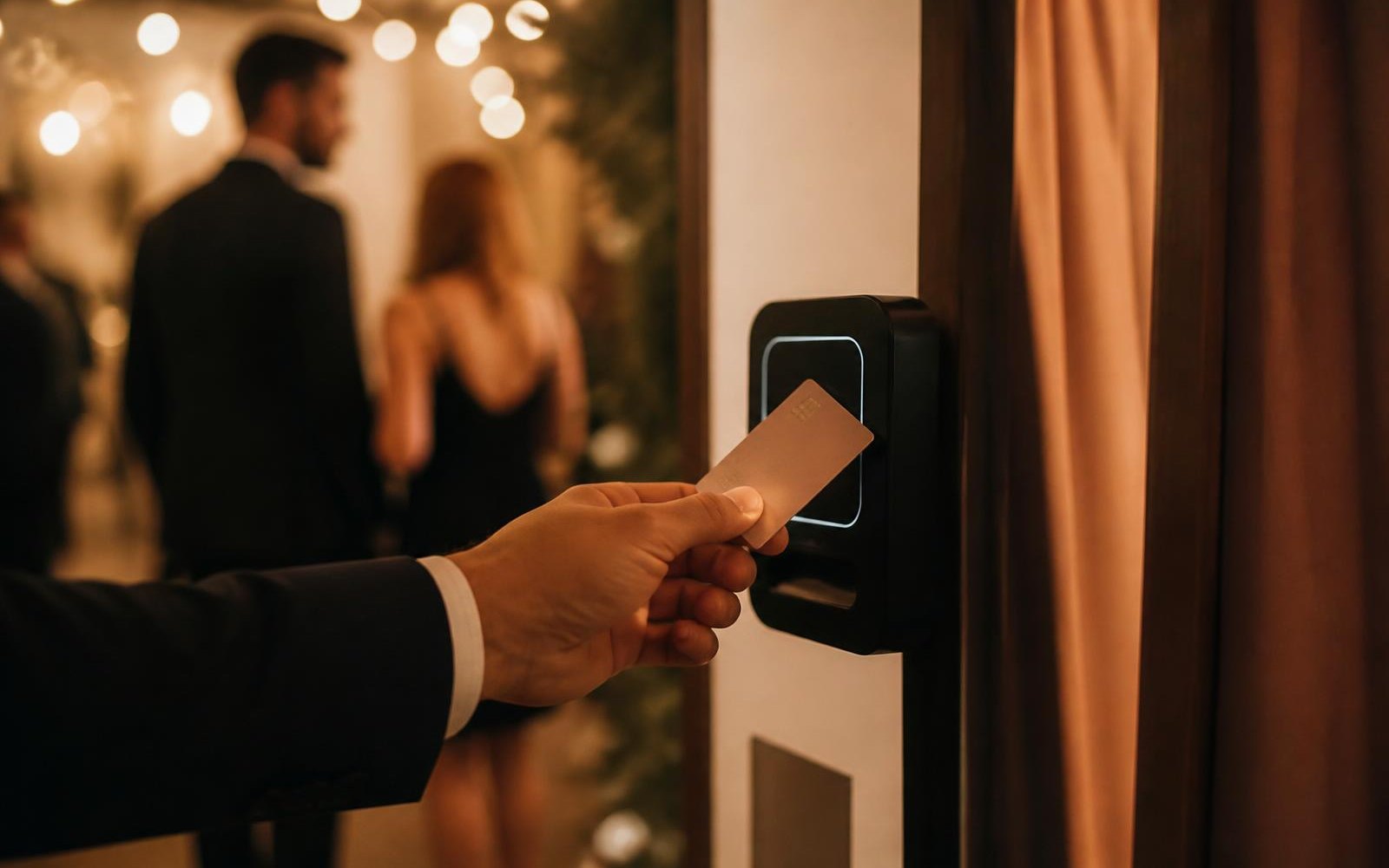 Contactloos betalen aan de booth